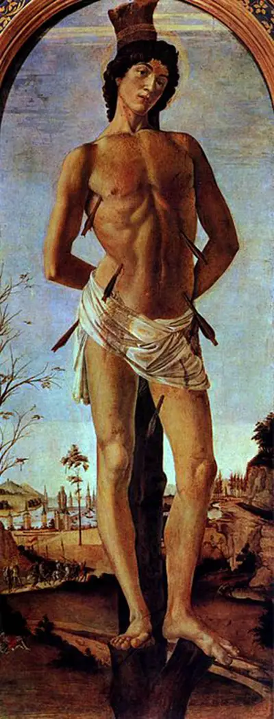 St Sebastian Sandro Botticelli